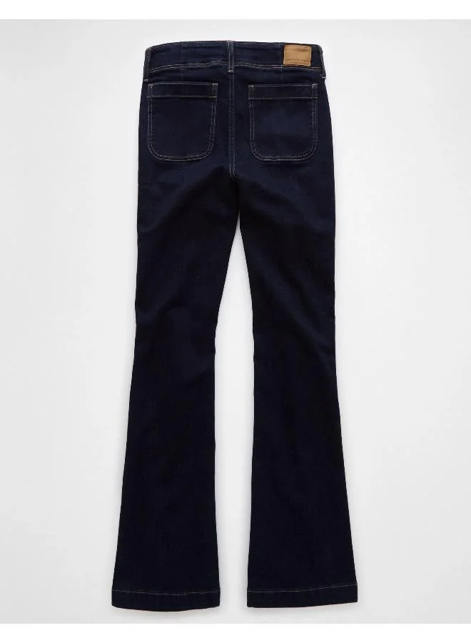 American Eagle AE Next Level Low-Rise Kick Bootcut Jean