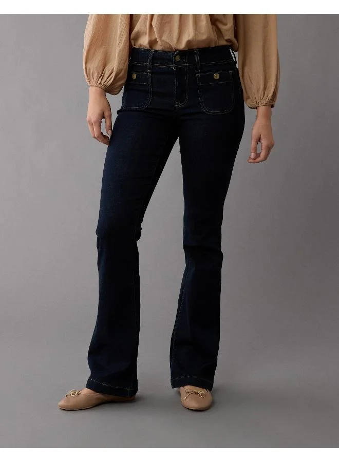American Eagle AE Next Level Low-Rise Kick Bootcut Jean