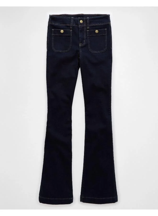 American Eagle AE Next Level Low-Rise Kick Bootcut Jean