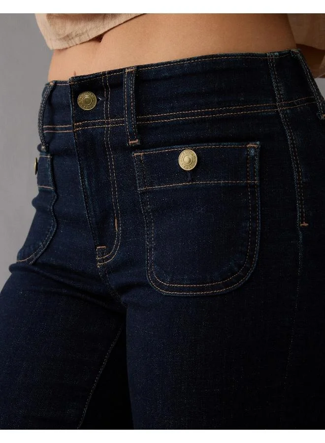 American Eagle AE Next Level Low-Rise Kick Bootcut Jean