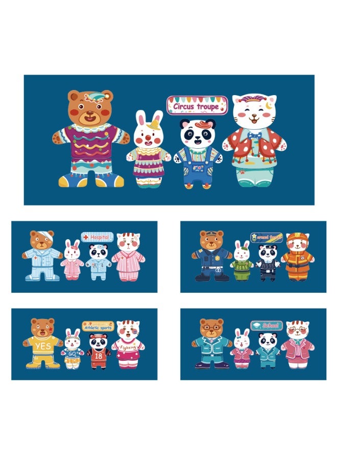 ألعاب تركيب الحيوانات المغناطيسية للأطفال - ألعاب تعليمية لتطوير مهارات اليد والإدراك لدى الأطفال - Image 2