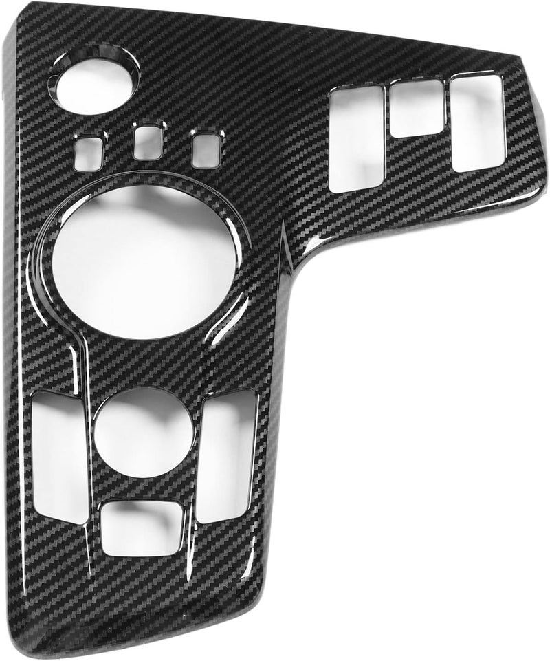 Carbon Fiber Style Gearbox Panel Cover, Center Console Gearshift Frame Trim for NQ5 2022+ LHD, Durable ABS Replacement with Scratch - Finish - Image 5