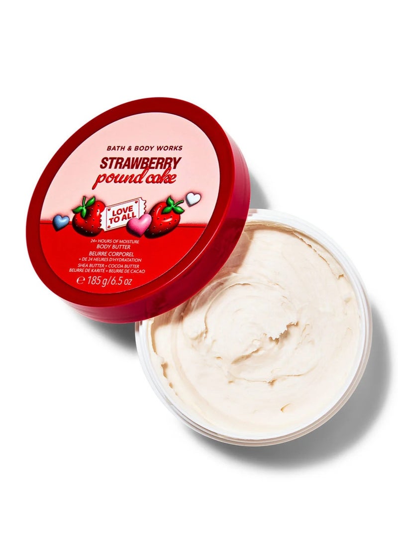 باث آند بودي وركس زبدة الجسم ستروبري باوند كيك من باث آند بودي وركس - 185 جم - Image 2