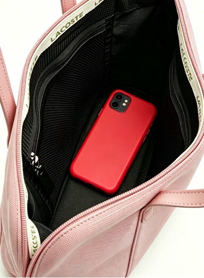 Lacoste Women's Concept Fashion Versatile Small Zipper Handbag Shoulder camera Bag pink Mobile Phone Cases Bags - Image 3
