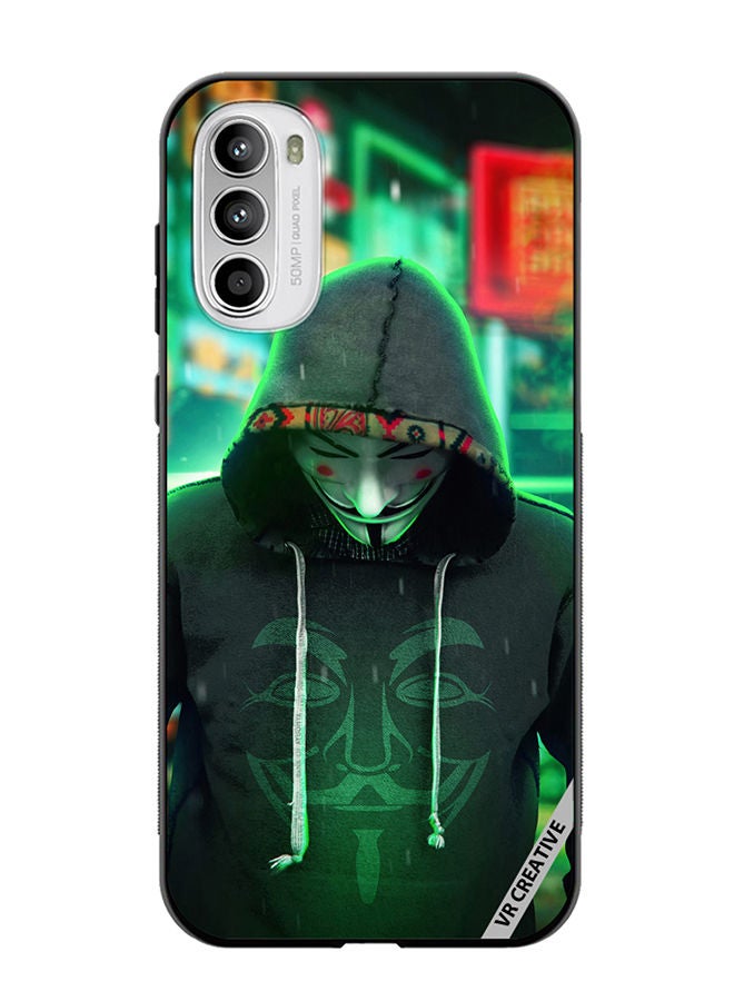 VR CREATIVE Protective Case Cover For Motorola Moto G82 Joker Mask In Joker Jacket Design Multicolour - Image 1