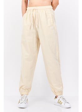 adidas Originals Women Sportswear Fit Brand Logo Training Sweatpants, Cream  - Image 1