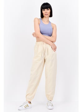 adidas Originals Women Sportswear Fit Brand Logo Training Sweatpants, Cream  - Image 4