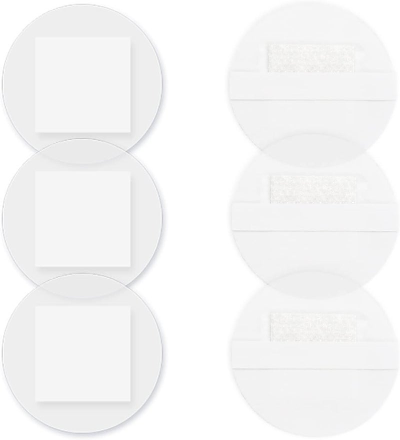 AndicAge 100pcs Adhesive Spot Bandage 1 Inch Clear Round Adhesive Bandages with NonStick Pad for Hands Arms Small Wounds 1 Box - Image 3