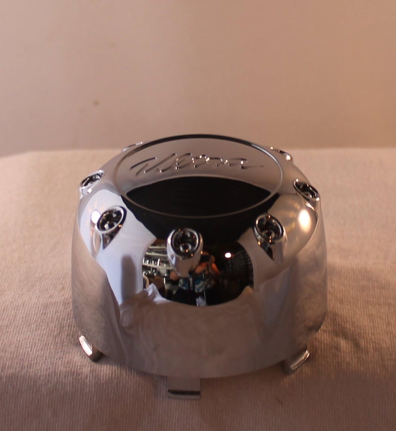 Ultra Pro Ultra Motorsports Chrome Custom Wheel Center Cap Set of 1 PN: 89-9184 - Image 2