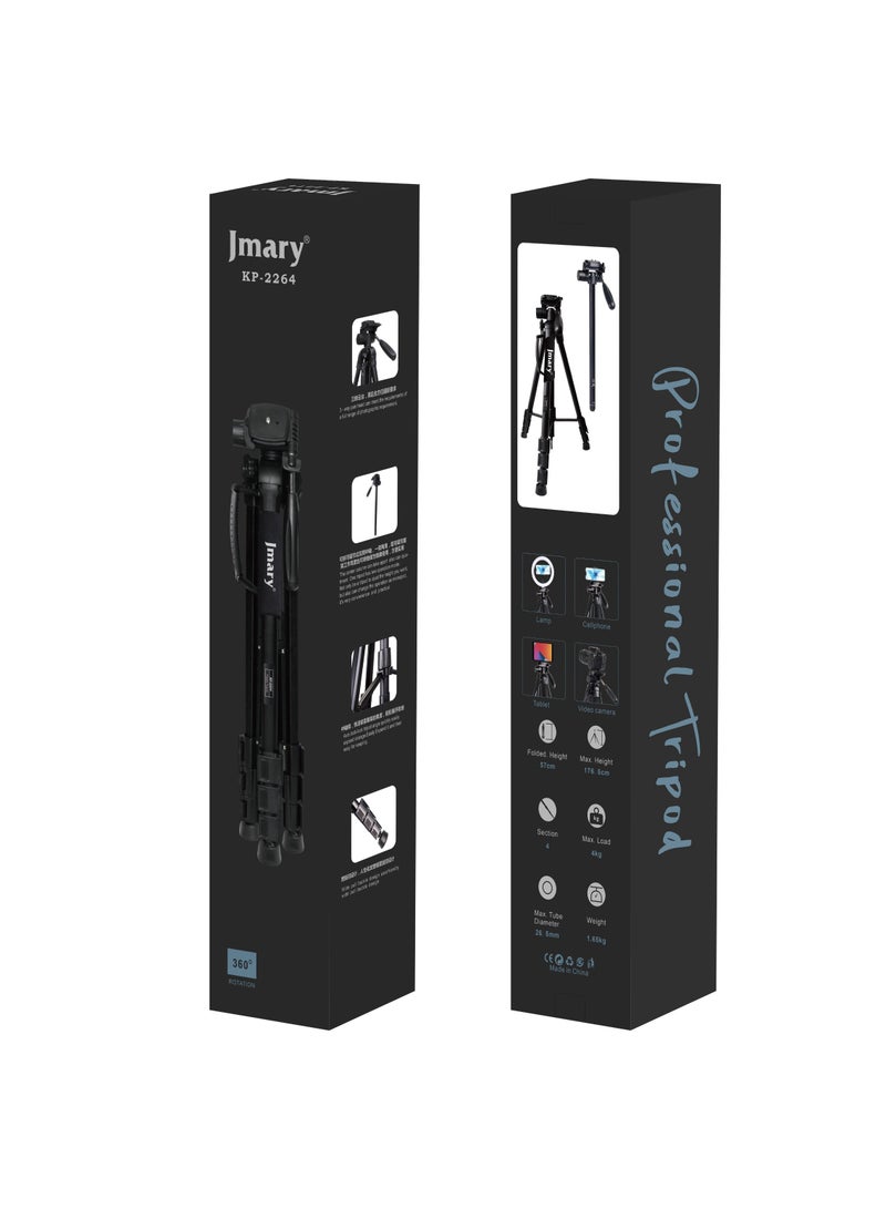 Jmary KP-2264 Professional Tripod Monopod for DSLR Cameras - Image 2