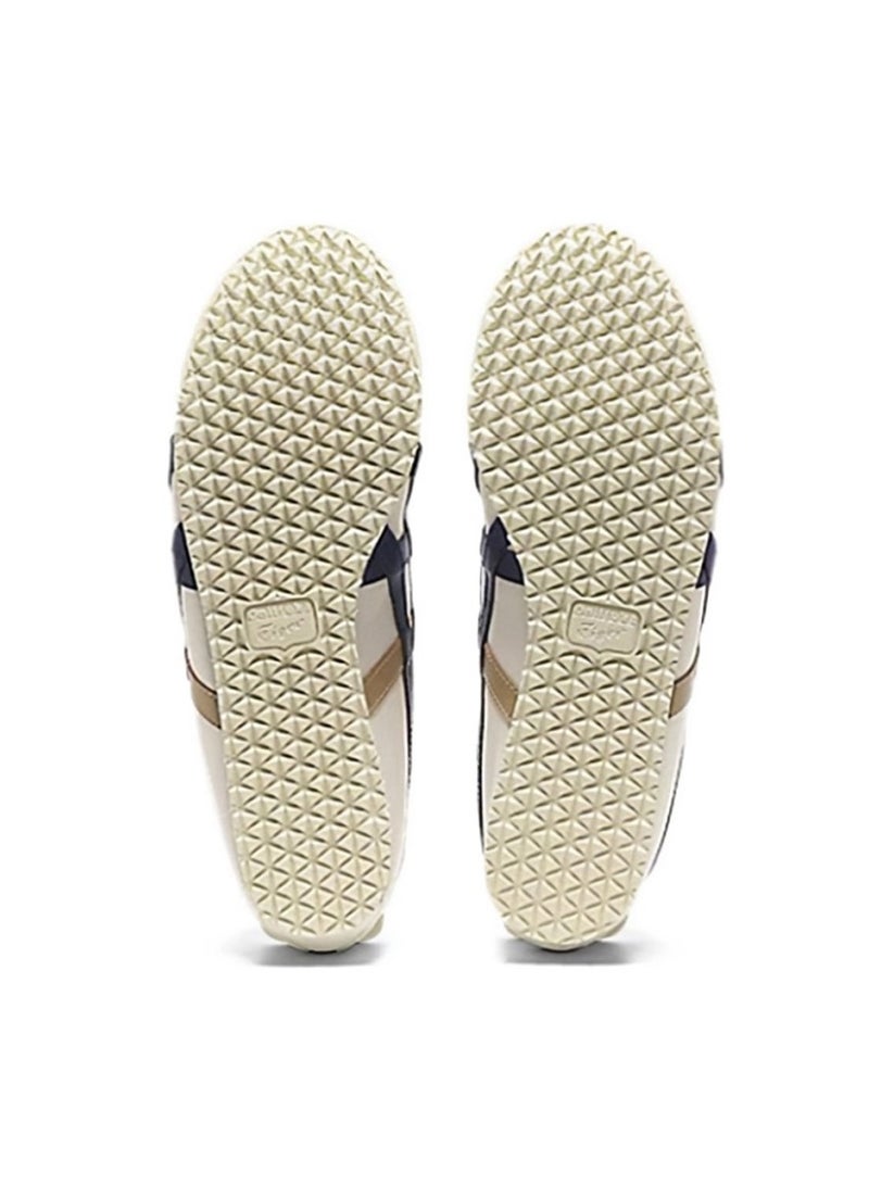 Onitsuka Tiger MEXICO 66 Slip-On Canvas Casual Colorblock Sneakers Shoes Beige/White/Blue - Image 4