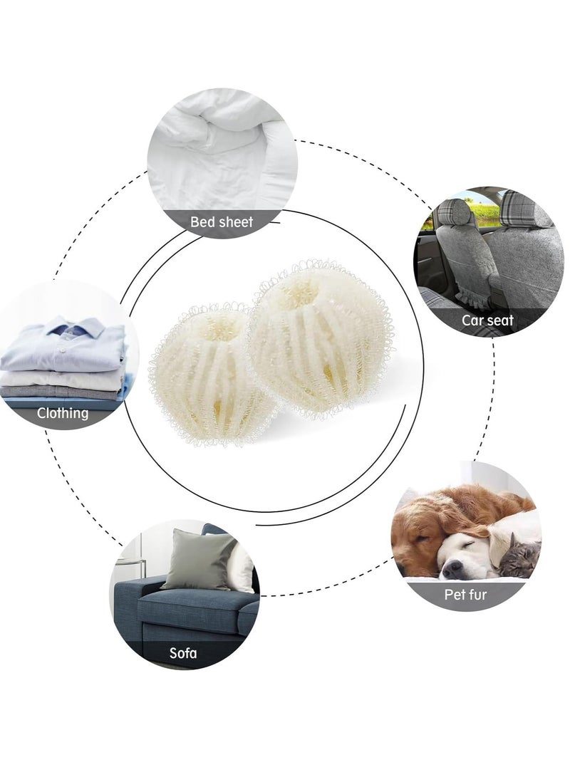 BIGTHREE Pet Hair Remover for Laundry, 12 PCsLint Remover for Clothes, Reusable Laundry Pet Hair Catcher, Effective Dog and Cat Hair Catcher for Washing Machine - Image 5