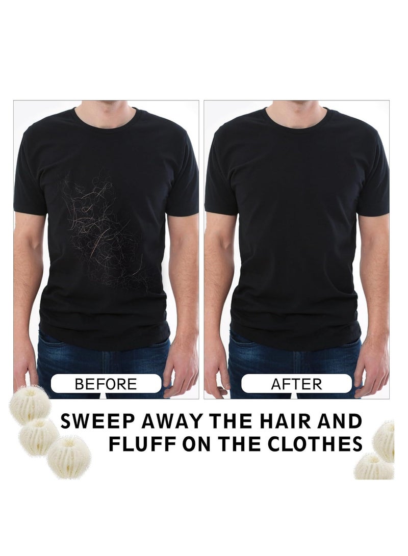 BIGTHREE Pet Hair Remover for Laundry, 12 PCsLint Remover for Clothes, Reusable Laundry Pet Hair Catcher, Effective Dog and Cat Hair Catcher for Washing Machine - Image 4