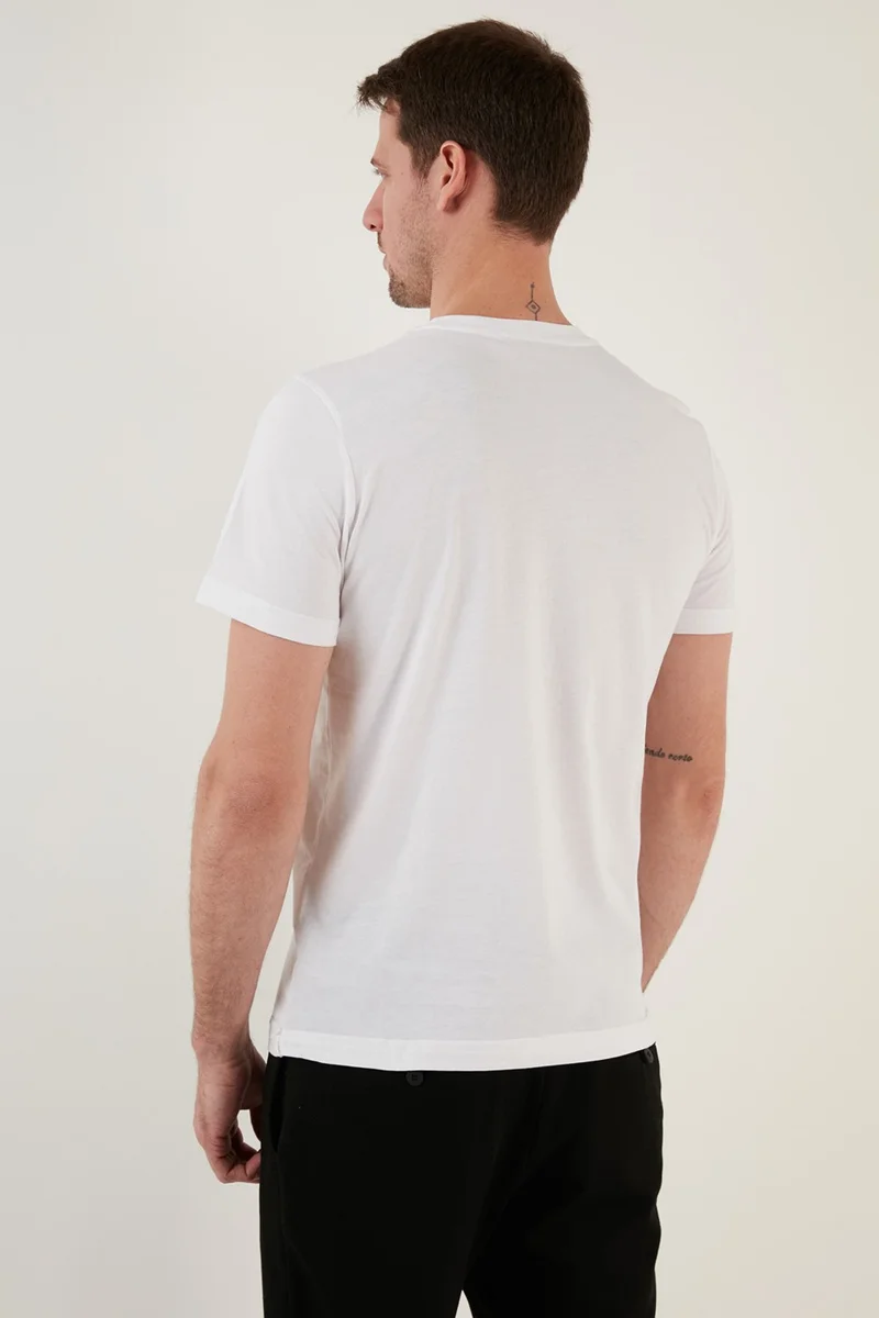 Buratti 100% Cotton Regular Fit Crew Neck T Shirt Men's T Shirt 5902623