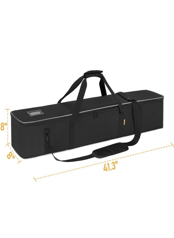 ITHWIU Multifunctional Tripod Bag 40 X 7 X 7 Inches / 101.5 X 18 X 18 cm Heavy Duty Tripod Carrying Case with Handle for Lights, Speakers, Cameras, Booms, Microphone Stands, Black - Image 3