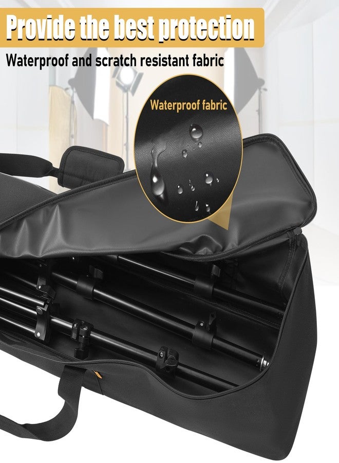 ITHWIU Multifunctional Tripod Bag 40 X 7 X 7 Inches / 101.5 X 18 X 18 cm Heavy Duty Tripod Carrying Case with Handle for Lights, Speakers, Cameras, Booms, Microphone Stands, Black - Image 5