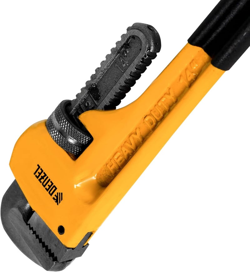 Denzel Pipe Wrench 14-Inch – Heavy-Duty Adjustable Wrench for Plumbing and Industrial Applications - Image 4