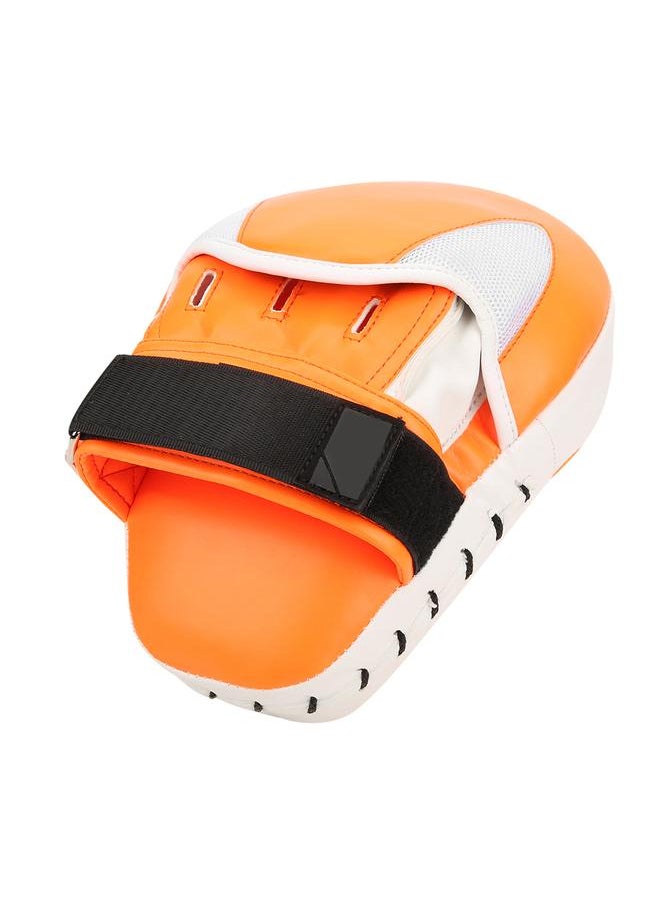 Thoraya - Boxing Glove Pad Arc Foot Hand Training Target with Hook&loop for Karate Sparring Muay Thaiorange - Image 1