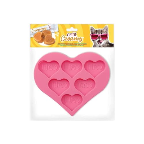 Catit Creamy Ice Pops Silicone Tray, Frozen Cat Treat Tray - Image 1