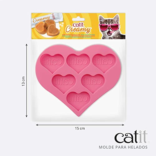 Catit Creamy Ice Pops Silicone Tray, Frozen Cat Treat Tray - Image 3