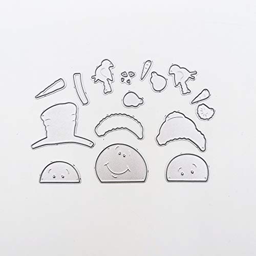 bouti1583 Snowman Bird Cutting Dies for Card Making,Little Girl Metal Die Cuts Embossing Stencil for Scrapbooking DIY Album Paper Cards Art Craft - Image 4