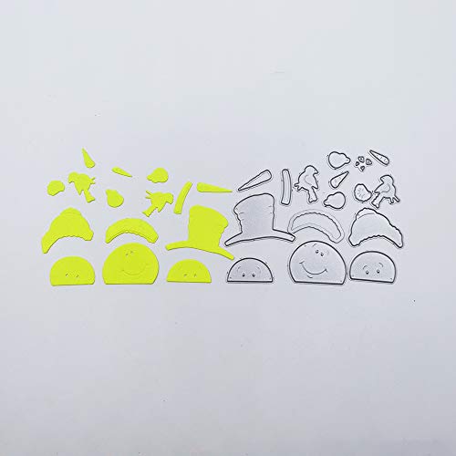 bouti1583 Snowman Bird Cutting Dies for Card Making,Little Girl Metal Die Cuts Embossing Stencil for Scrapbooking DIY Album Paper Cards Art Craft - Image 5