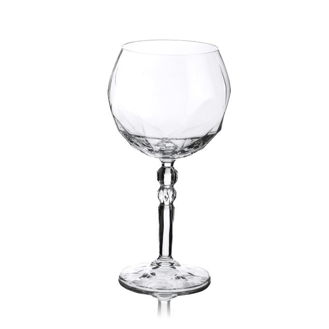 GIN COPA GLASS MIXOLOGIST SINGLE CRYSTAL GIN GLASS PERFECT FOR COCKTAILS BURGUNDY GIFT BOX