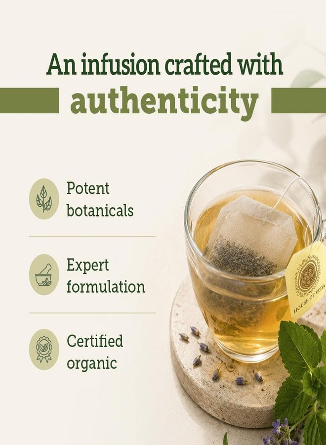 HOUSE OF VEDA Organic Calming Infusion 25 Infusion Bag - Image 3