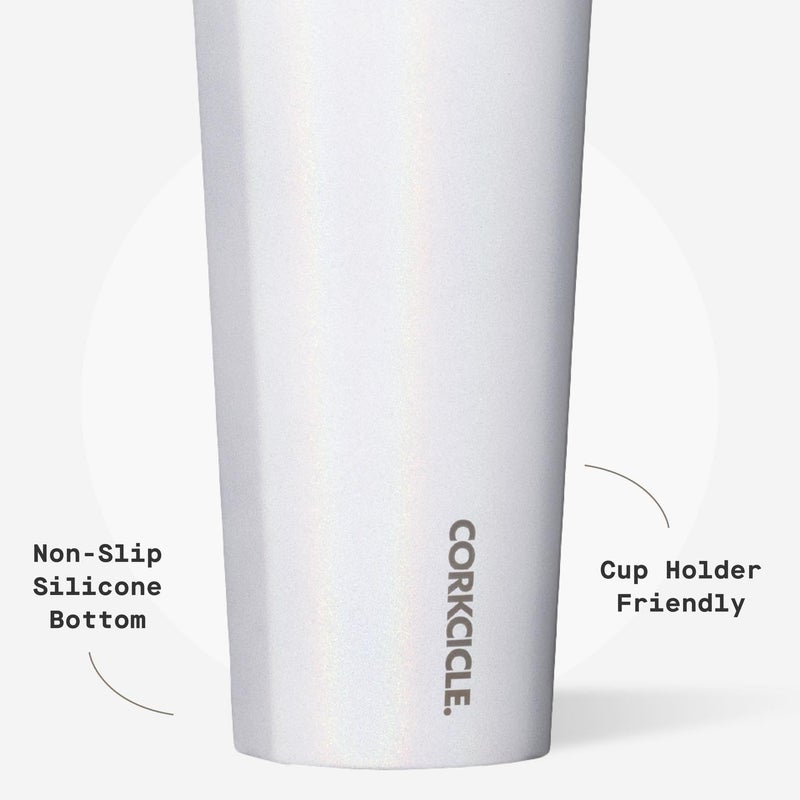 CORKCICLE كوب كورتككل البارد مع قشة - يحافظ على المشروبات باردة لمدة 12 ساعة - فولاذ مقاوم للصدأ معزول ثلاثي - غطاء مقاوم للتسرب - هدية لمشروبات الصيف - 24 أونصة - سحر اليونيكورن - Image 5