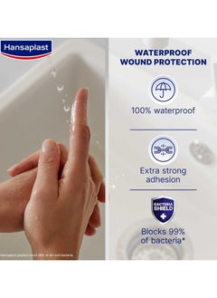 Hansaplast Aqua Protect Waterproof Adhesives 20 Strips  - Image 2