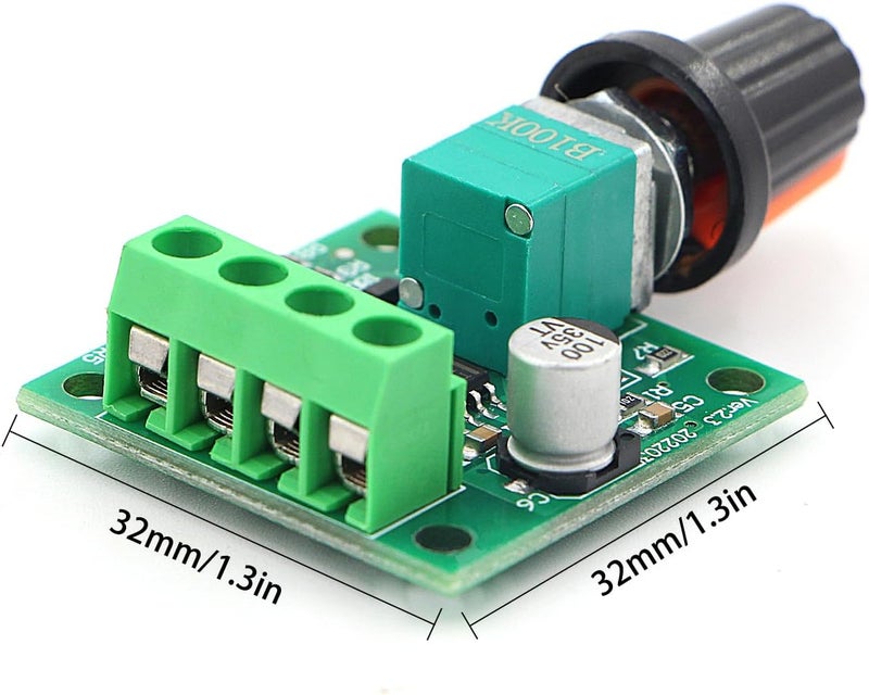 RioRand RR-PWM-15V Low Voltage Dc 1.8v 3v 5v 6v 12v 2a Motor Speed Controller PWM - Image 2