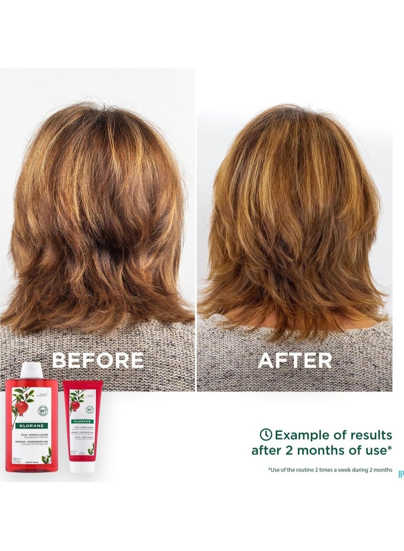 Klorane Pomegranate Radiance Shampoo For Colour Treated Hair 200Ml - Image 5
