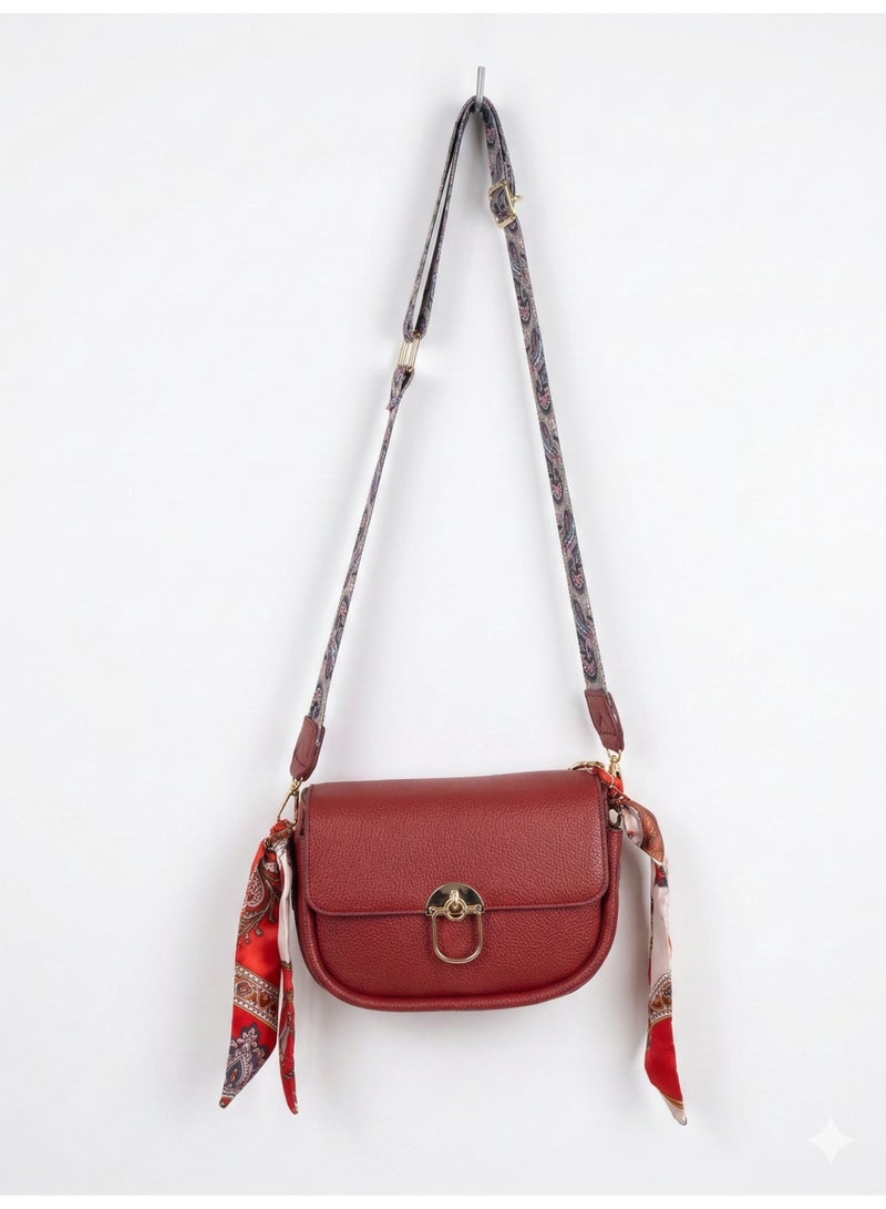 لايف ستيلاش  حقيبة كروس جلد بمشبك مغناطيسي - نبيتي ZC-1 - Image 1