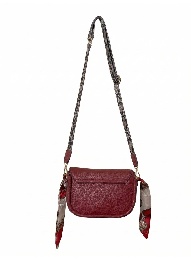 لايف ستيلاش  حقيبة كروس جلد بمشبك مغناطيسي - نبيتي ZC-1 - Image 2