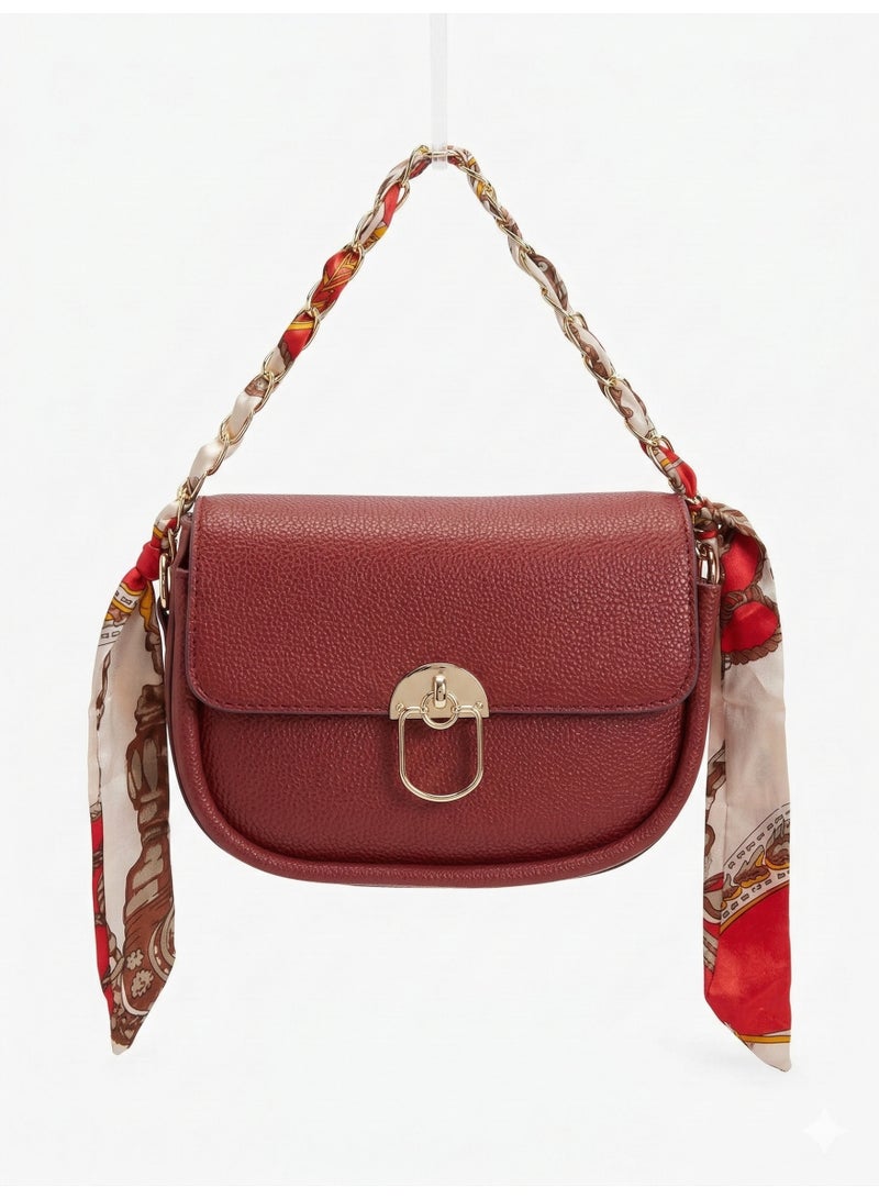 لايف ستيلاش  حقيبة كروس جلد بمشبك مغناطيسي - نبيتي ZC-1 - Image 3