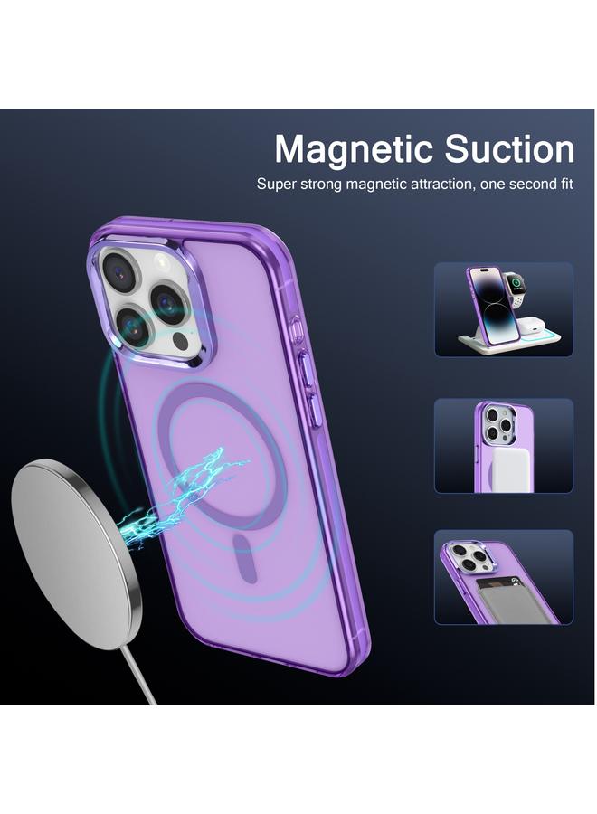 اس-توب جراب لهاتف iPhone 13 مطلي بالكهرباء IMD Magsafe PC Hybrid TPU - Image 2