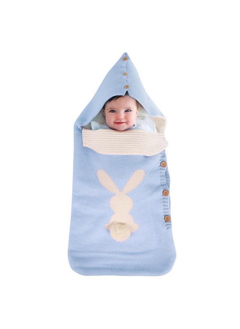Comfortable Unisex Soft Warm Button Knit Sleeping Sack Baby Bag Use For Stroller Cot