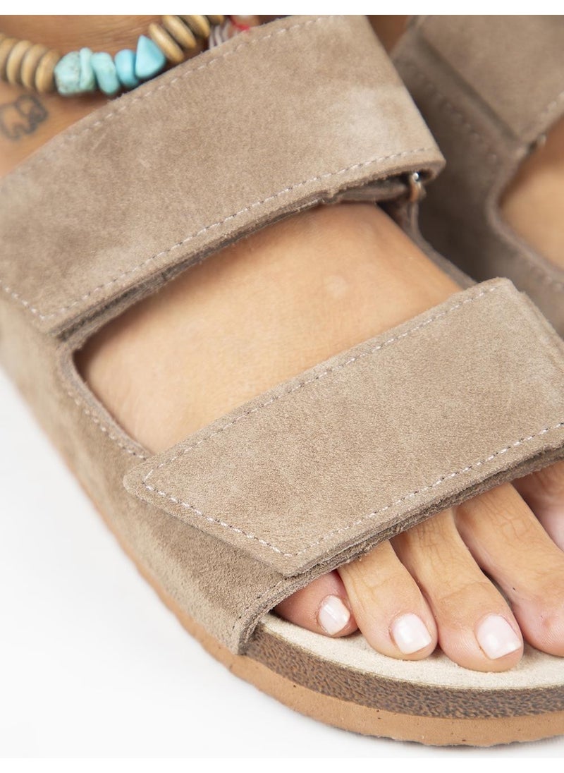 Manijero Vina Genuine Leather Velcro Mink Slippers  - Image 4
