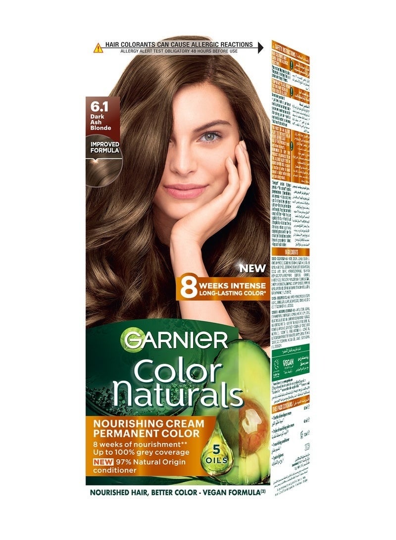 Naturals Creme Hair Colour 6.1 Dark Ash Blonde