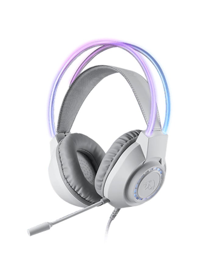 REDRAGON H231 Scream Wired Gaming Headset, 3.5mm Stereo Surround Sound, Noise-Canceling Rotatable Microphone, RGB Lighting, 40mm Drivers, Adjustable Headband, Soft Memory Foam Earcups, 2m Cable – Compatible with PC, PS4, PS5, Xbox, Switch, Mobile - Image 1