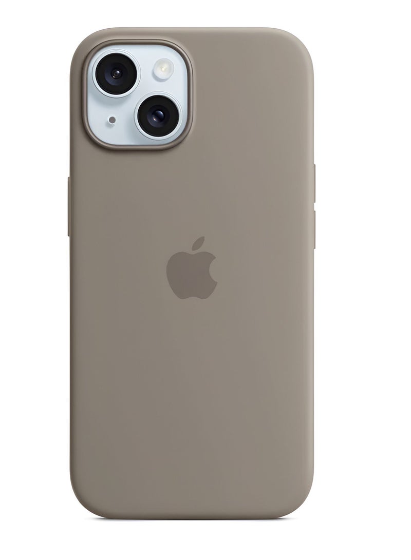 ميدا غطاء سيليكون لهاتف ايفون 15 - مع دعم ماج سيف وحماية قوية - Image 3