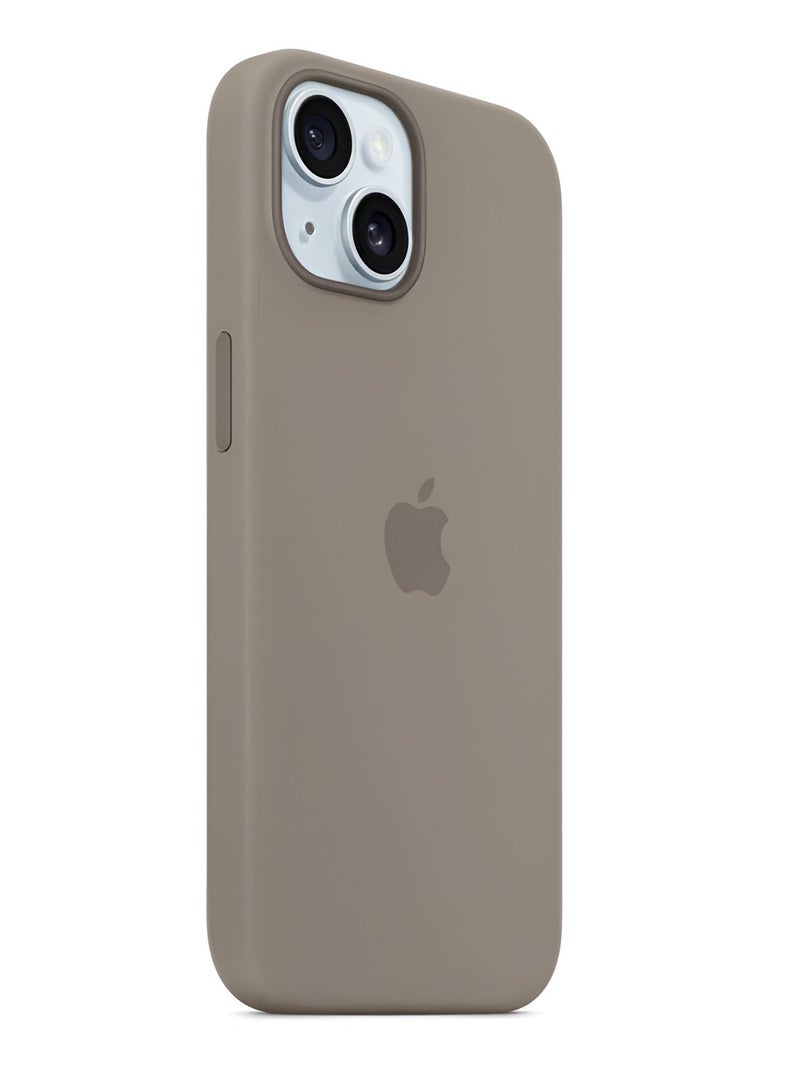 ميدا غطاء سيليكون لهاتف ايفون 15 - مع دعم ماج سيف وحماية قوية - Image 4