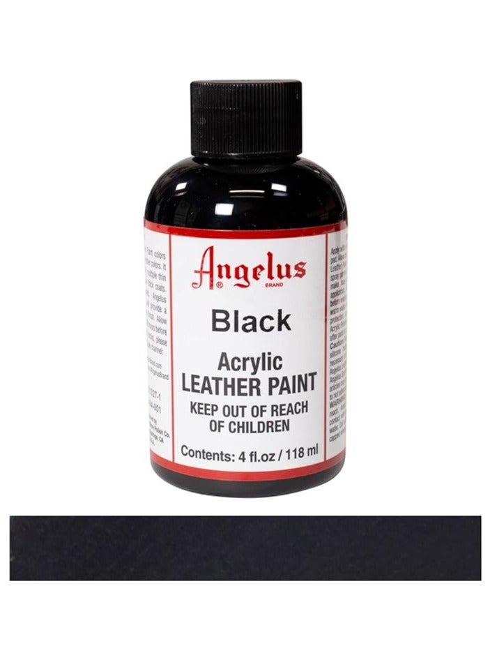 Angelus طلاء جلدي Angelus 4 أونصة أسود - Image 2