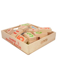 Skillofun Skillofun Wooden Number Blocks, Multi Color  - Image 4