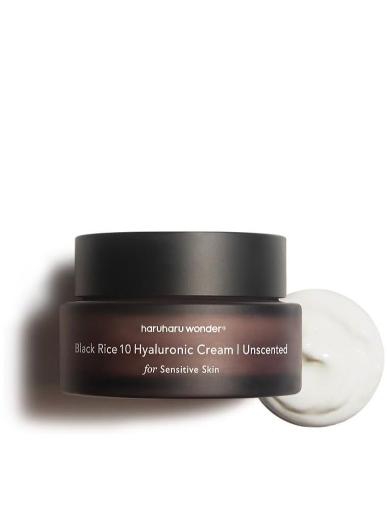 HARUHARU HARUHARU Wonder Black Rice 10 Hyaluronic Cream Unscented, 1.6 fl oz - Image 1