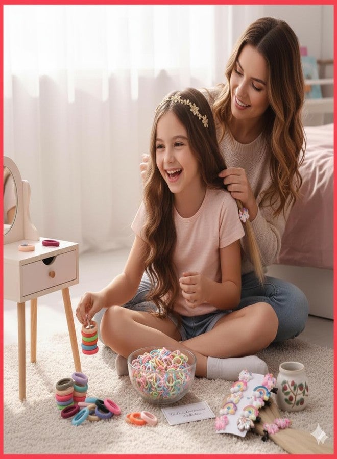 مجموعة إكسسوارات ومجوهرات للشعر للبنات من موهميت مارت، سلة هدايا مفاجئة، مجموعة من 10 قطع - Image 5