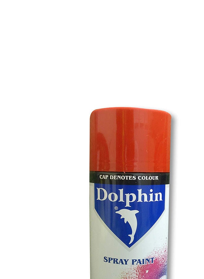 Dolphin Spray Paint Red Dolphin Glossy Color Diy Home Industrial Garage Automobiles Use 400 Ml Fast Drying All Weather Resistance