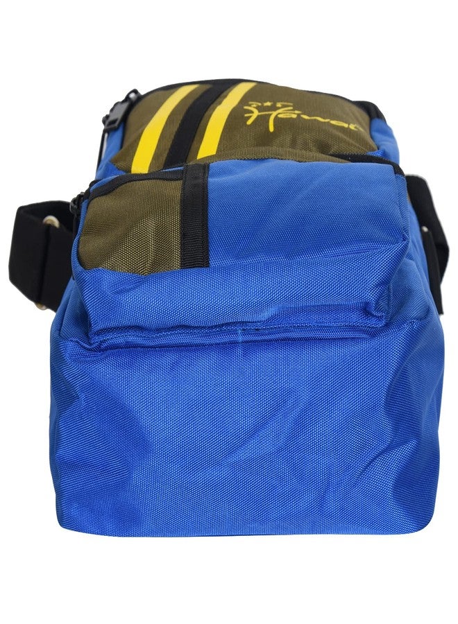 Hawai PVC Coated Water Resistant Polyester Mens Casual Sling Messenger Side Bag for Office College Outdoor Travel Daytrip-PUBWC01288 - Image 4