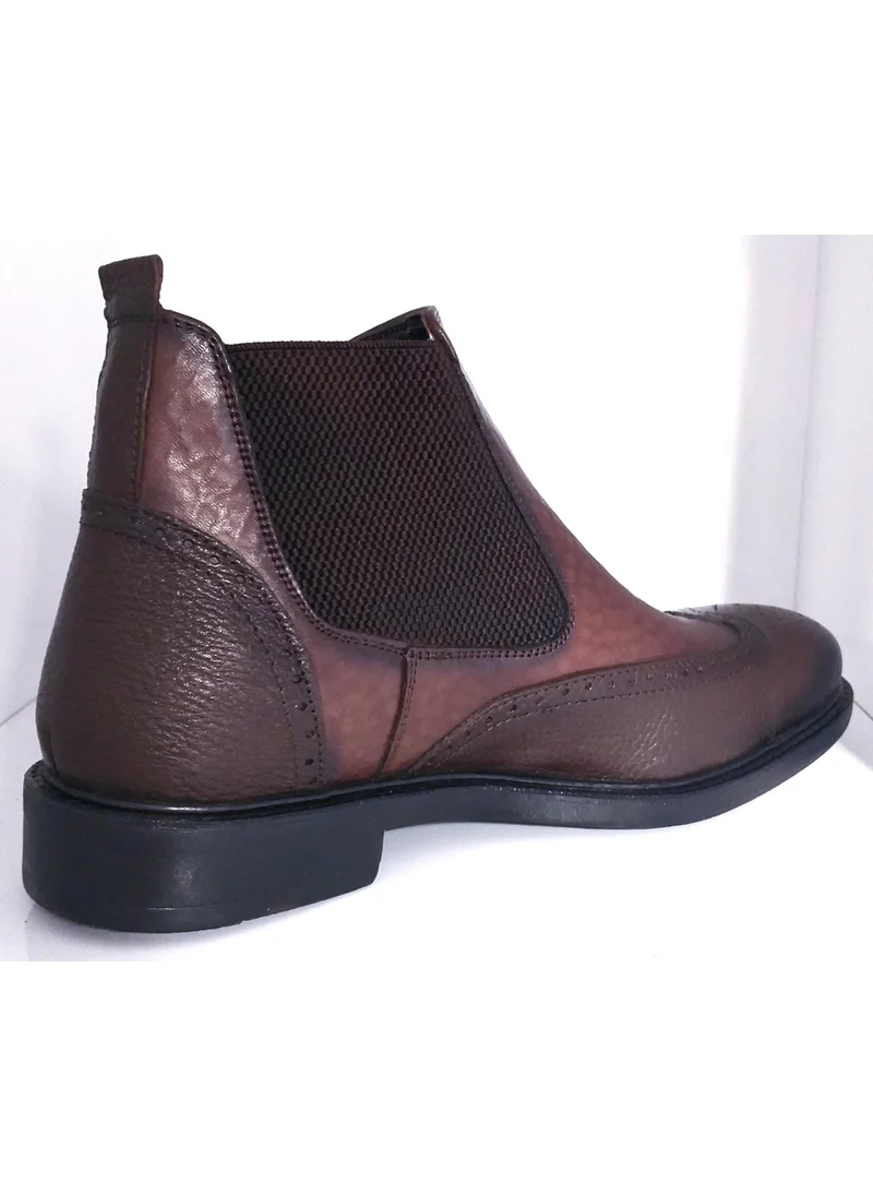 Bags Shoes Bagsshoes HTC2023K-007 Men's Leather Double-faced Oxford Boots