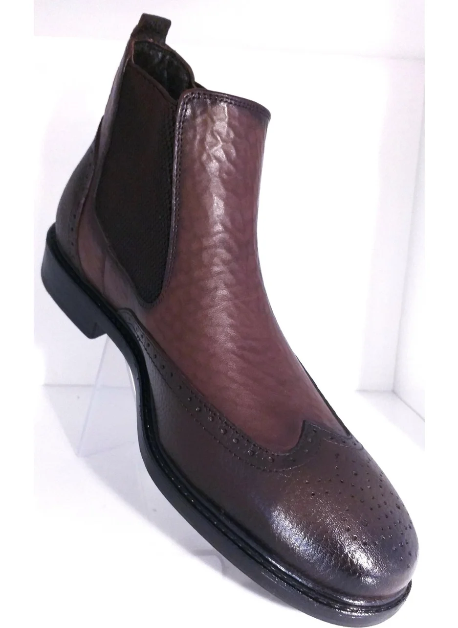 Bags Shoes Bagsshoes HTC2023K-007 Men's Leather Double-faced Oxford Boots